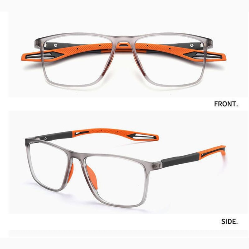 Multifocal Reading Glasses  Ultralight Polycarbonate Frame with Red Accents - Product detail 5
