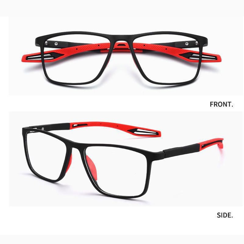 Multifocal Reading Glasses  Ultralight Polycarbonate Frame with Red Accents - Product detail 6