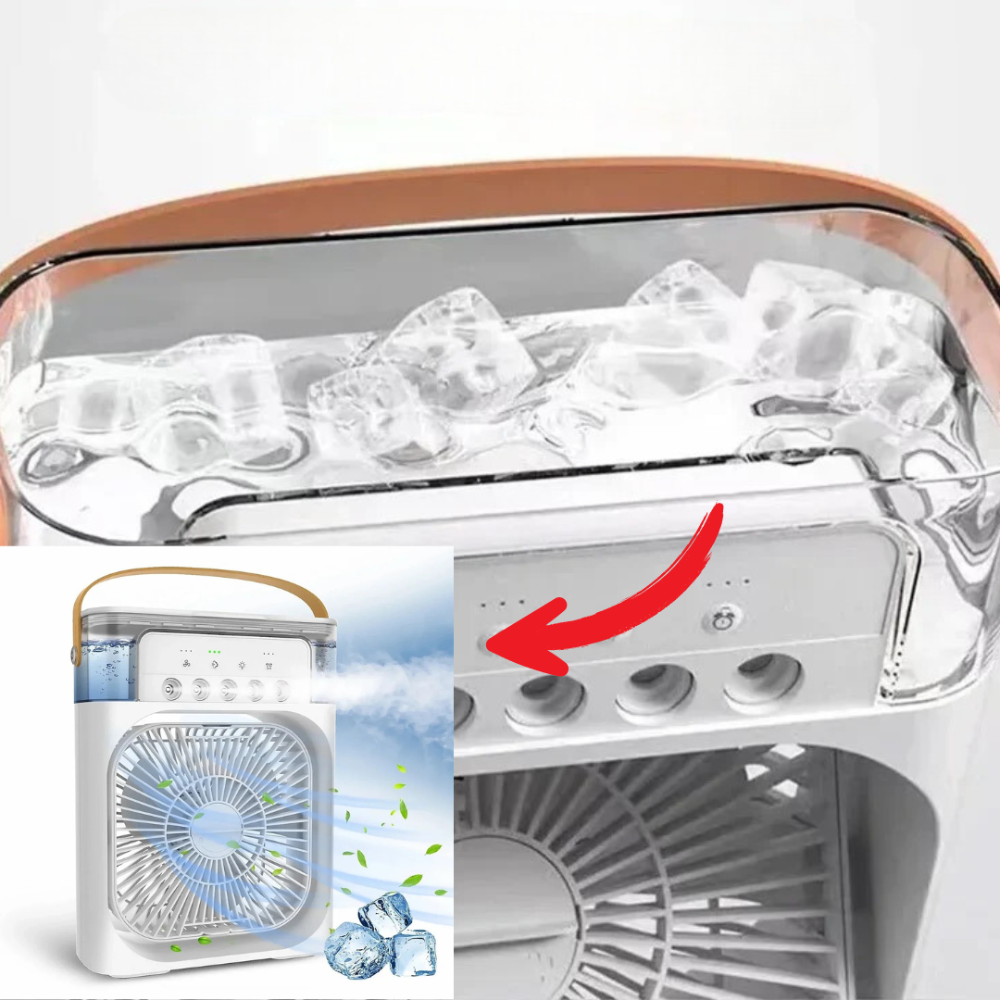 Portable Air Cooler  LED Ambient Light  USB Powered - Product example