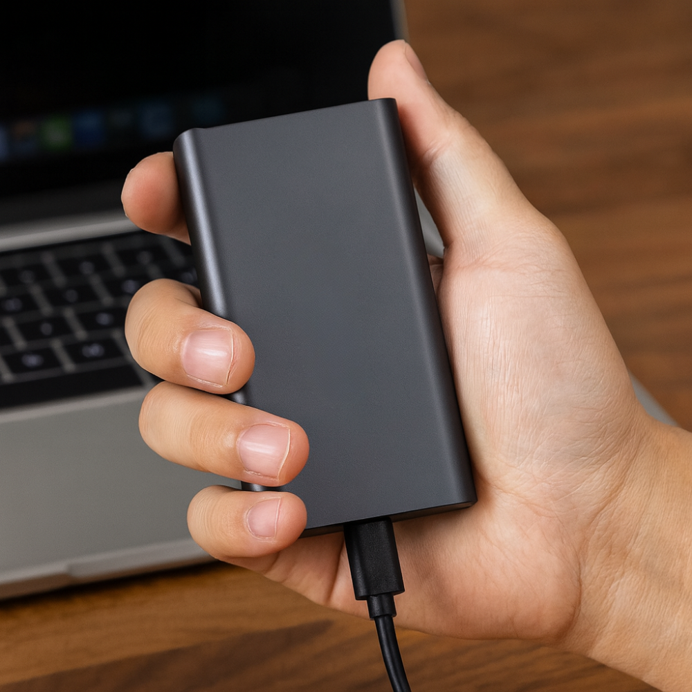 Portable External SSD Drive  USB-C High Speed Storage - Detailed view