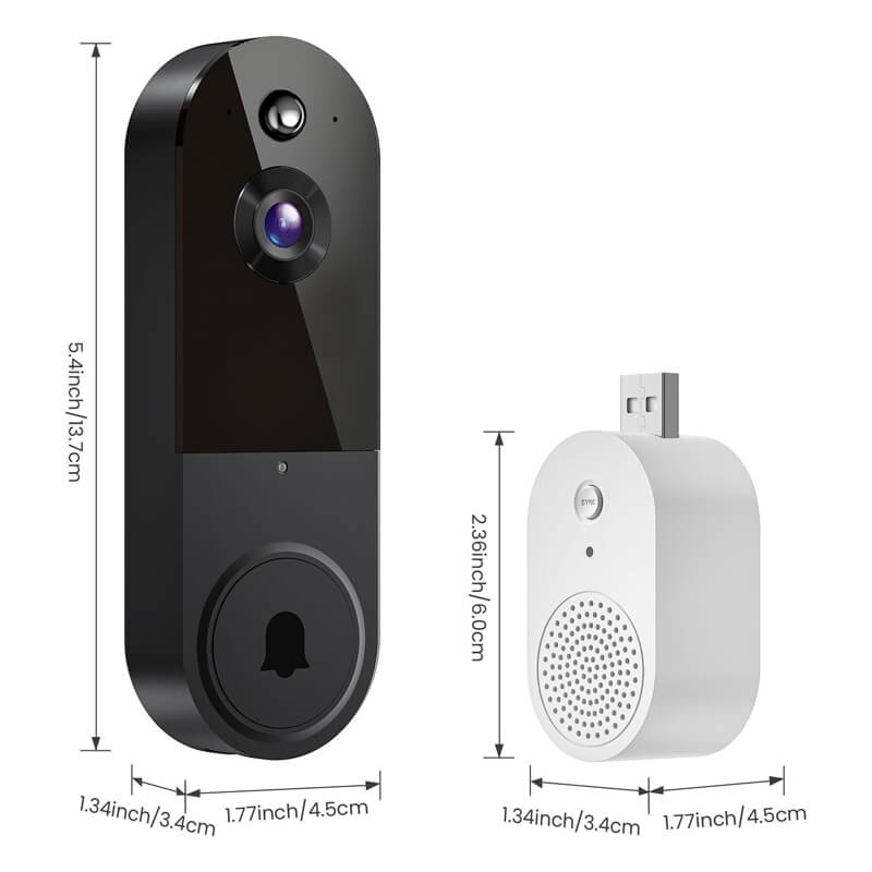 Wireless Video Doorbell Camera  AI Motion Detection 1080P - Product detail 7