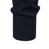 Mens Quarter Zip Sweater  Ribbed Knit Classic Design - Product detail 4