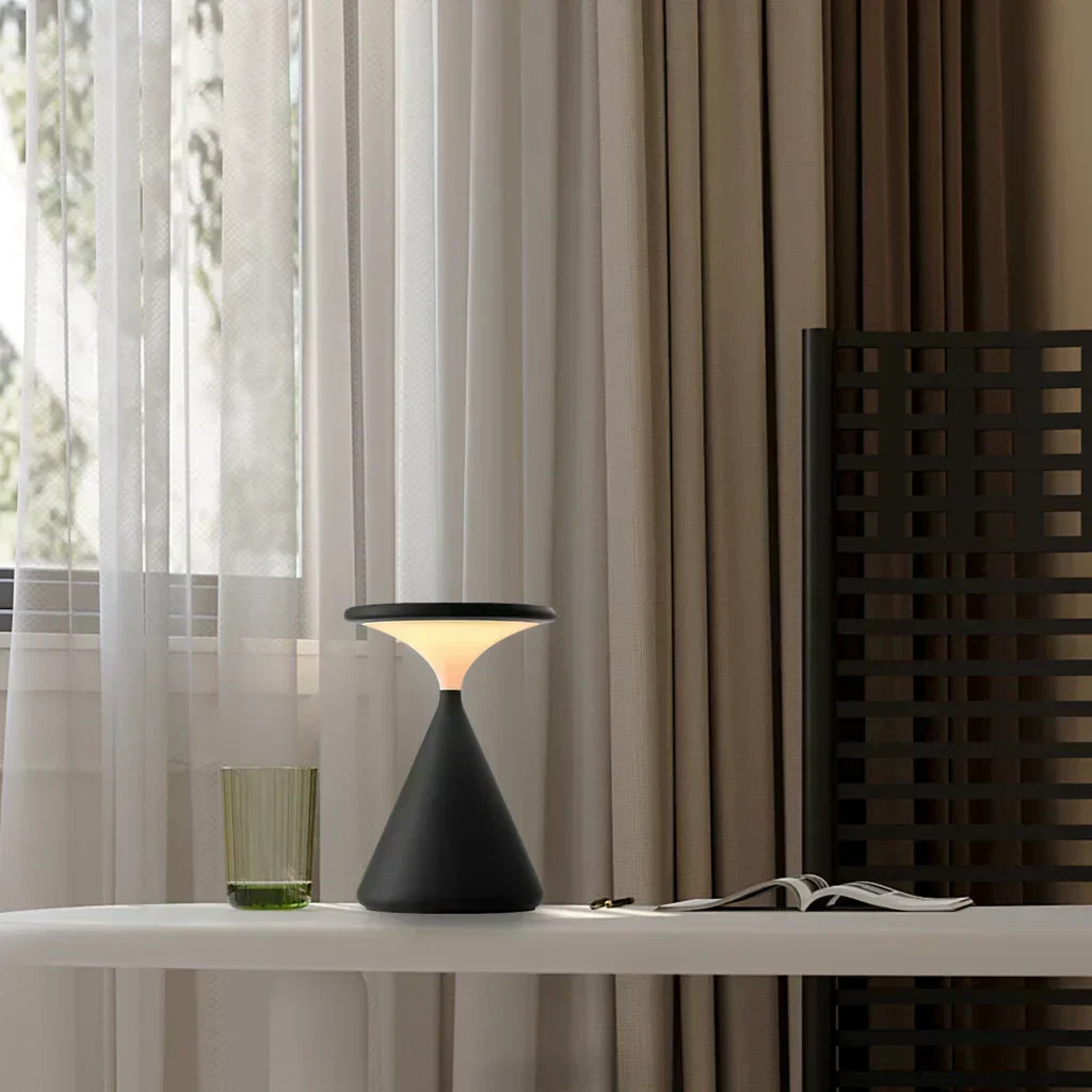 Modern LED Table Lamp  Hourglass Design With Ambient Glow - Product detail 12