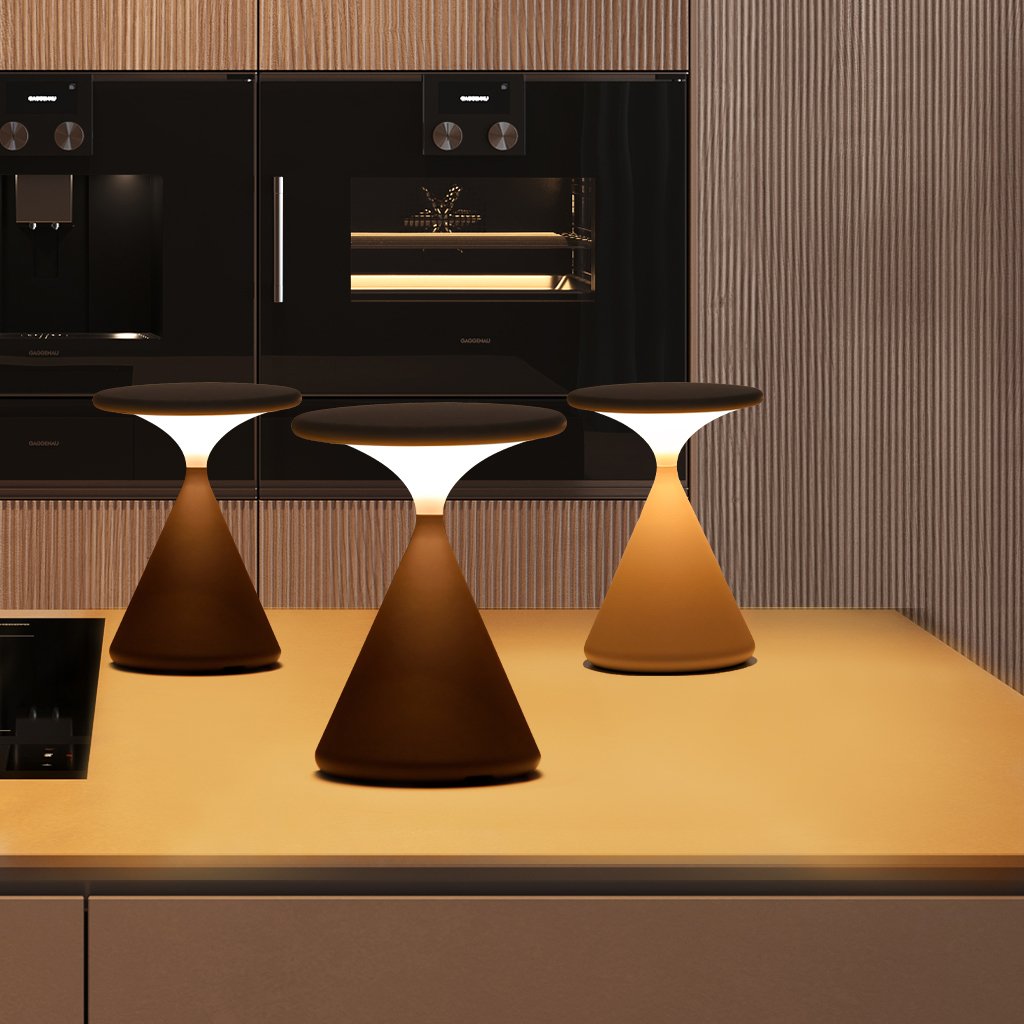 Modern LED Table Lamp  Hourglass Design With Ambient Glow - Product detail 15