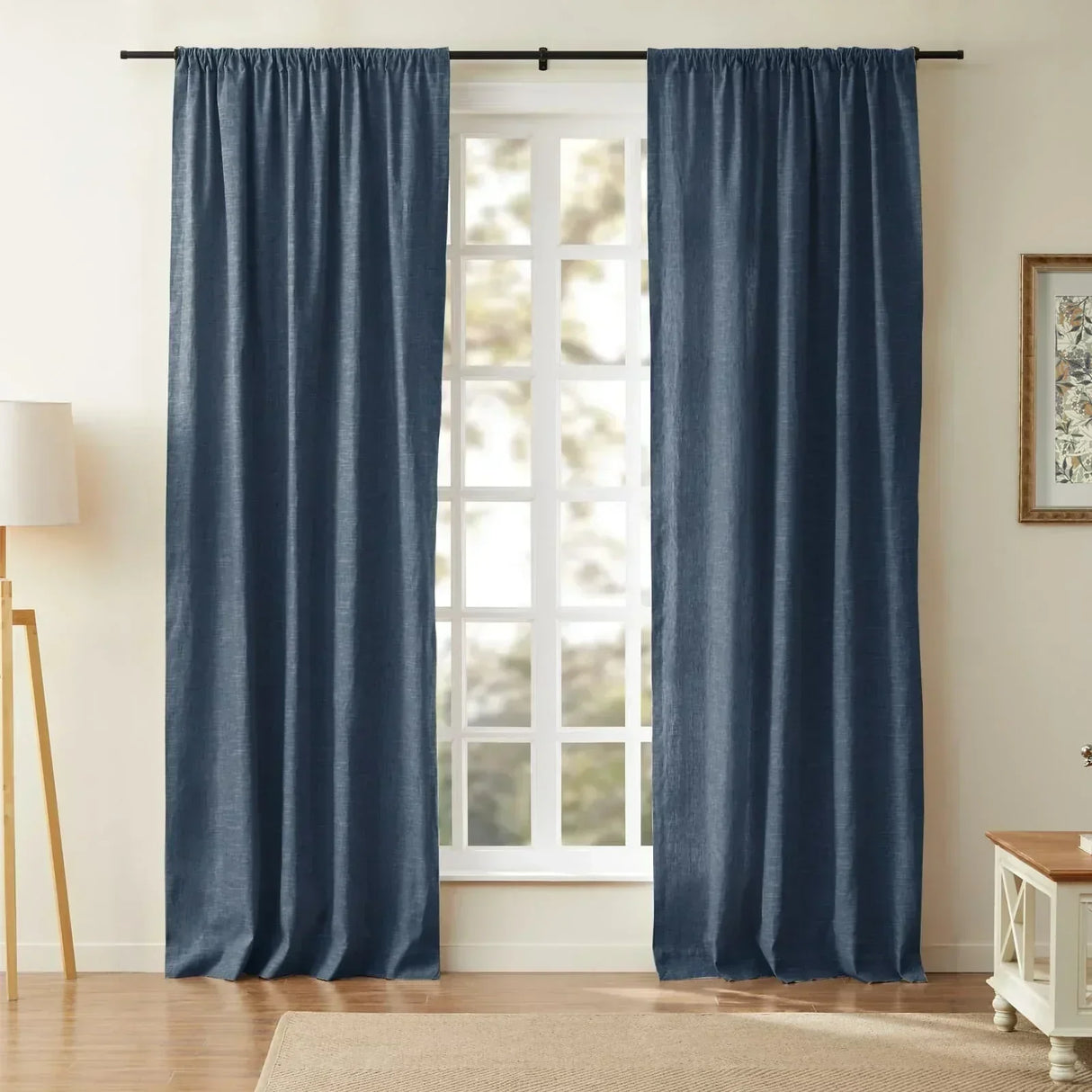 Linen Cotton Curtains  Natural Light Filtering Window Panels - Product detail 35