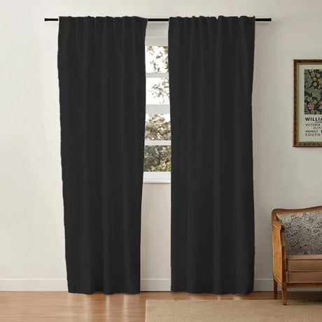 Linen Cotton Curtains  Natural Light Filtering Window Panels - Product detail 66