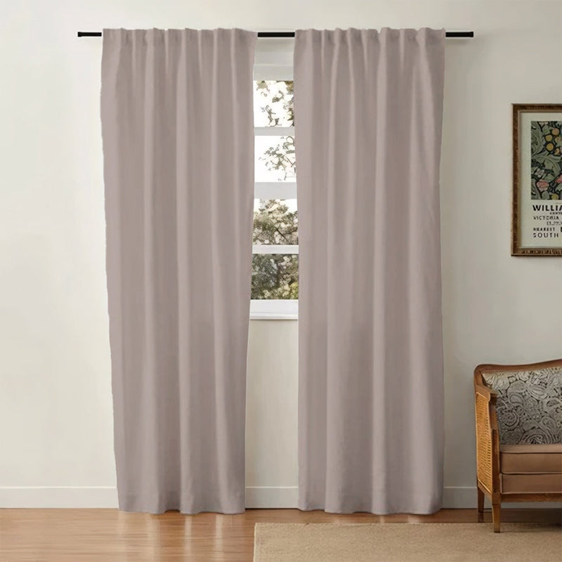 Linen Cotton Curtains  Natural Light Filtering Window Panels - Product detail 58
