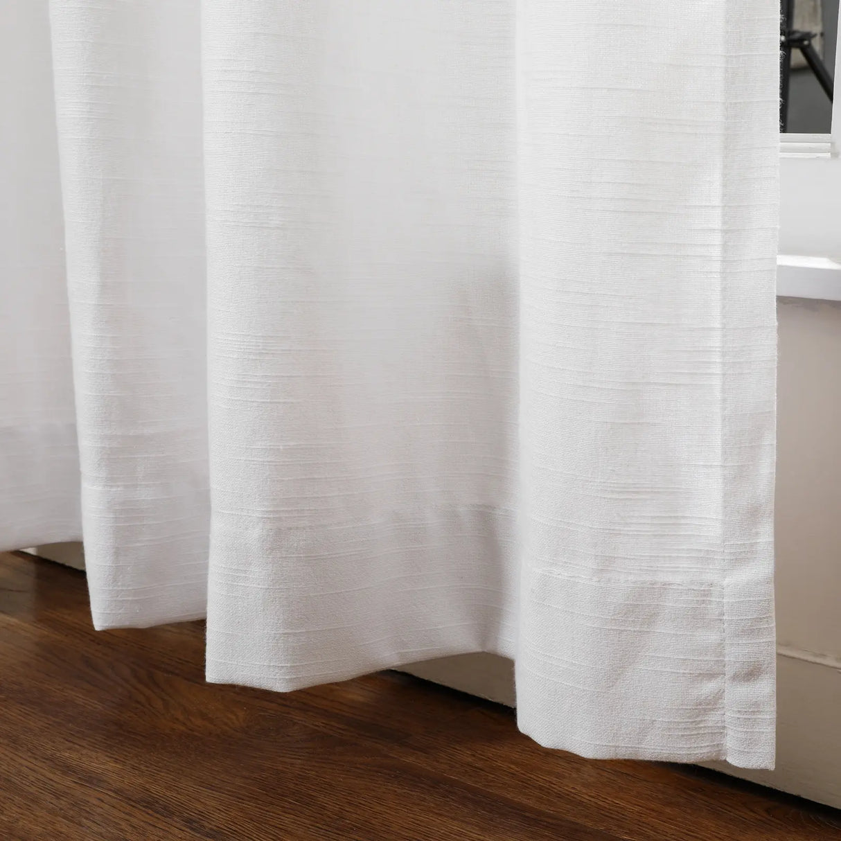 Linen Cotton Curtains  Natural Light Filtering Window Panels - Product detail 4
