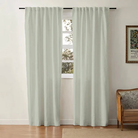 Linen Cotton Curtains  Natural Light Filtering Window Panels - Product detail 62