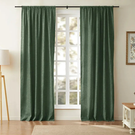 Linen Cotton Curtains  Natural Light Filtering Window Panels - Product detail 63