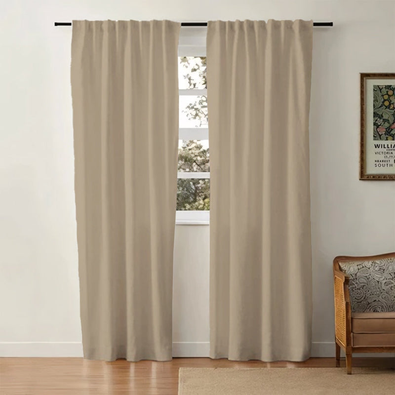 Linen Cotton Curtains  Natural Light Filtering Window Panels - Product detail 49