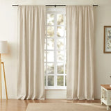 Linen Cotton Curtains  Natural Light Filtering Window Panels - Product detail 20