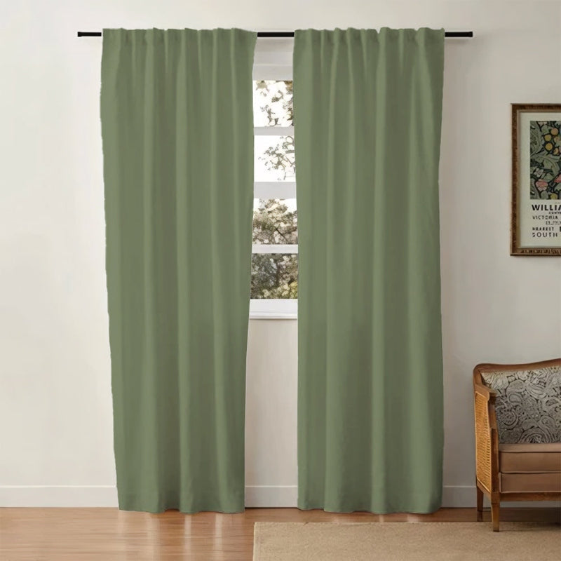 Linen Cotton Curtains  Natural Light Filtering Window Panels - Product detail 61