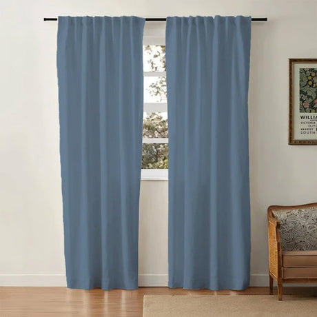 Linen Cotton Curtains  Natural Light Filtering Window Panels - Product detail 64