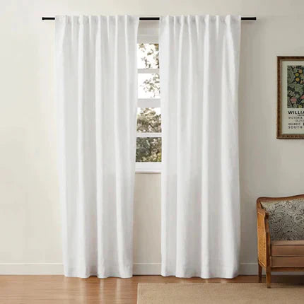 Linen Cotton Curtains  Natural Light Filtering Window Panels - Product detail 41