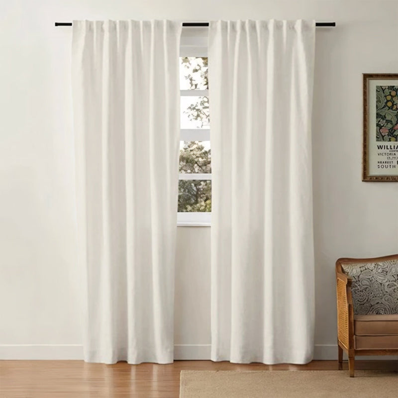 Linen Cotton Curtains  Natural Light Filtering Window Panels - Product detail 42