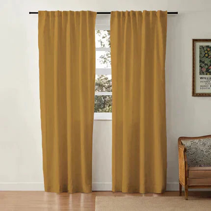Linen Cotton Curtains  Natural Light Filtering Window Panels - Product detail 59