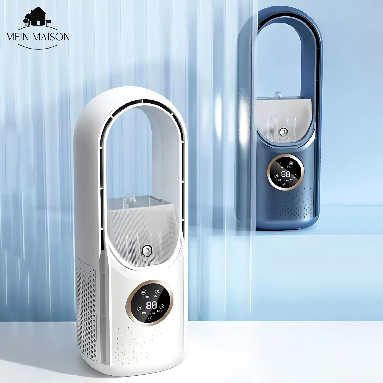 Smart Air Cooler  Bladeless Desktop Humidifier With Timer - Product example