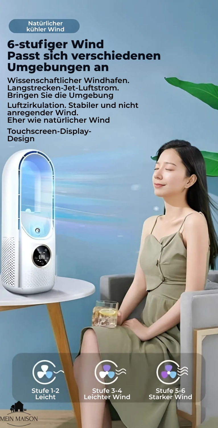 Smart Air Cooler  Bladeless Desktop Humidifier With Timer - Product detail 7