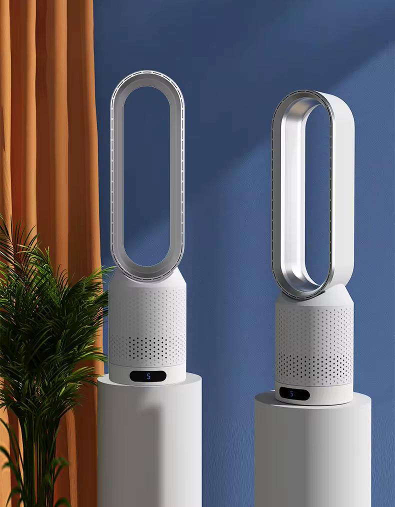 Smart Air Purifier Fan  Bladeless 3-in-1 Cooling System - Product detail 4