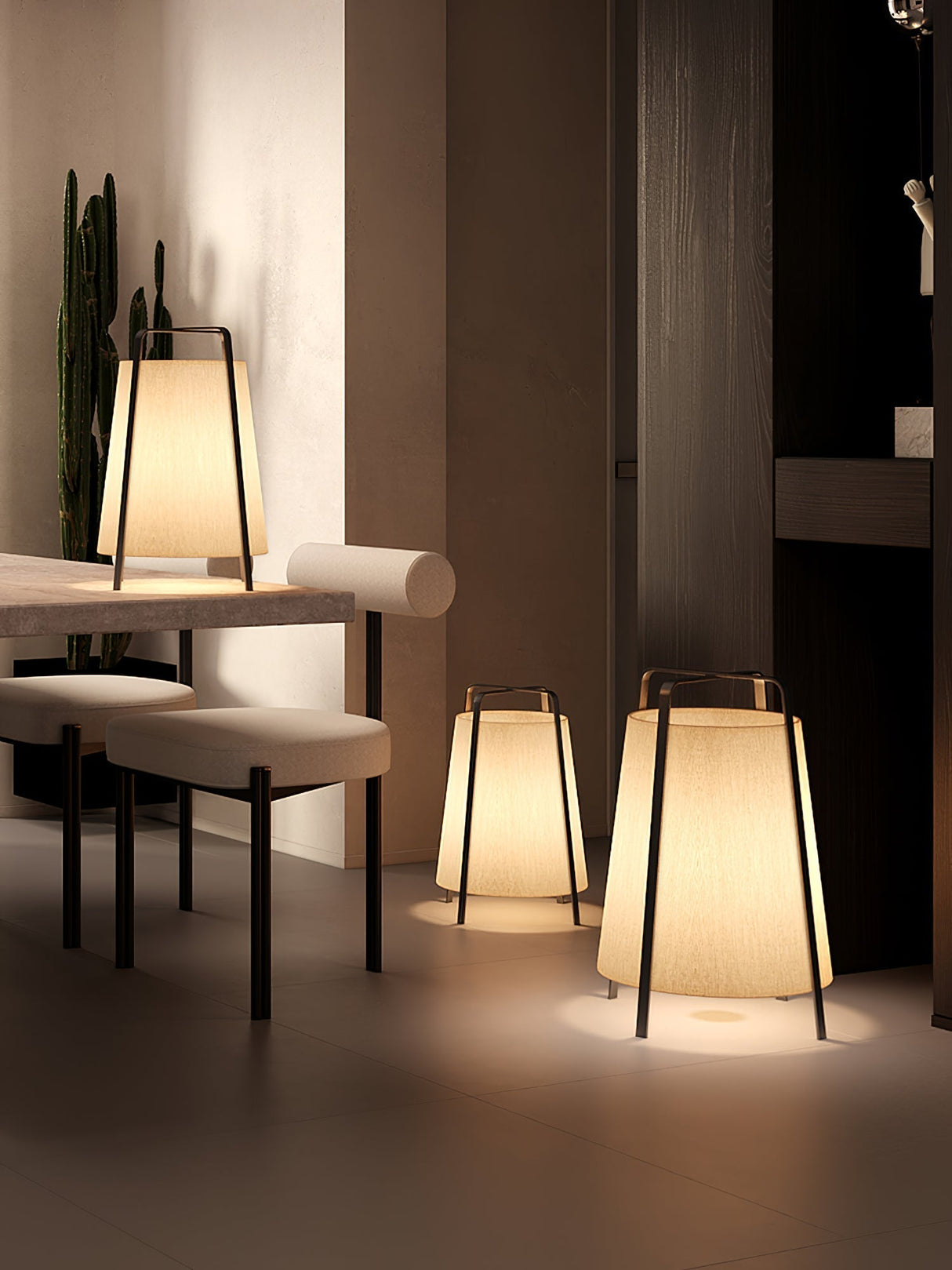Modern Table Lamp  Minimalist Tripod Design - Product detail 13