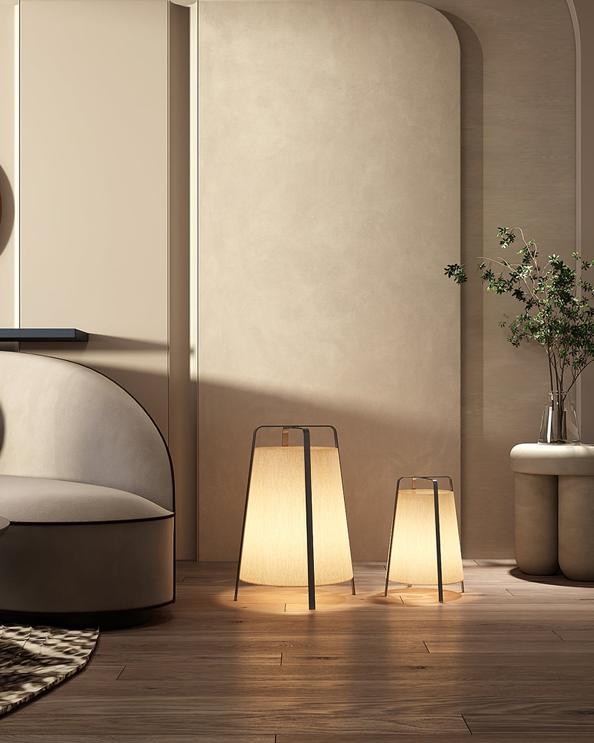 Modern Table Lamp  Minimalist Tripod Design - Product detail 8
