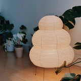 Japanese Paper Table Lamp  Bamboo Frame Lantern Design - Product detail 12
