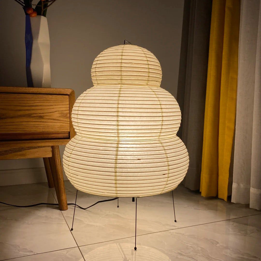Japanese Paper Table Lamp  Bamboo Frame Lantern Design - Product detail 20