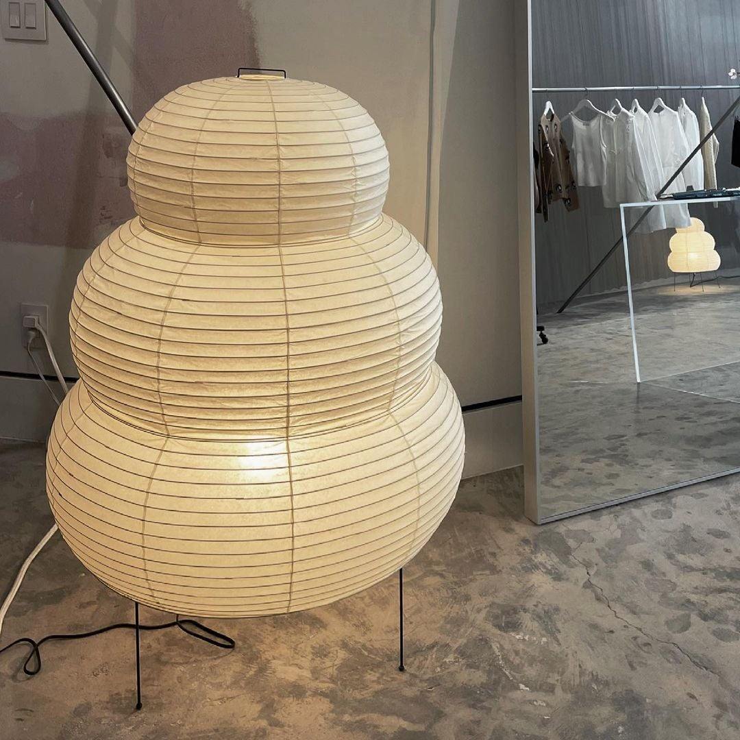 Japanese Paper Table Lamp  Bamboo Frame Lantern Design - Product detail 28