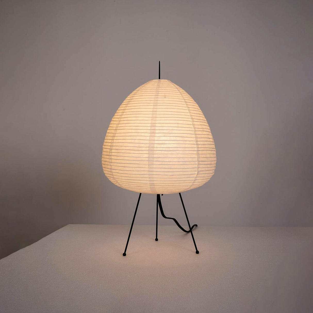Japanese Paper Table Lamp  Bamboo Frame Lantern Design - Product detail 6