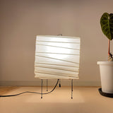 Japanese Table Lamp  Washi Paper Geometric Design - Product detail 11