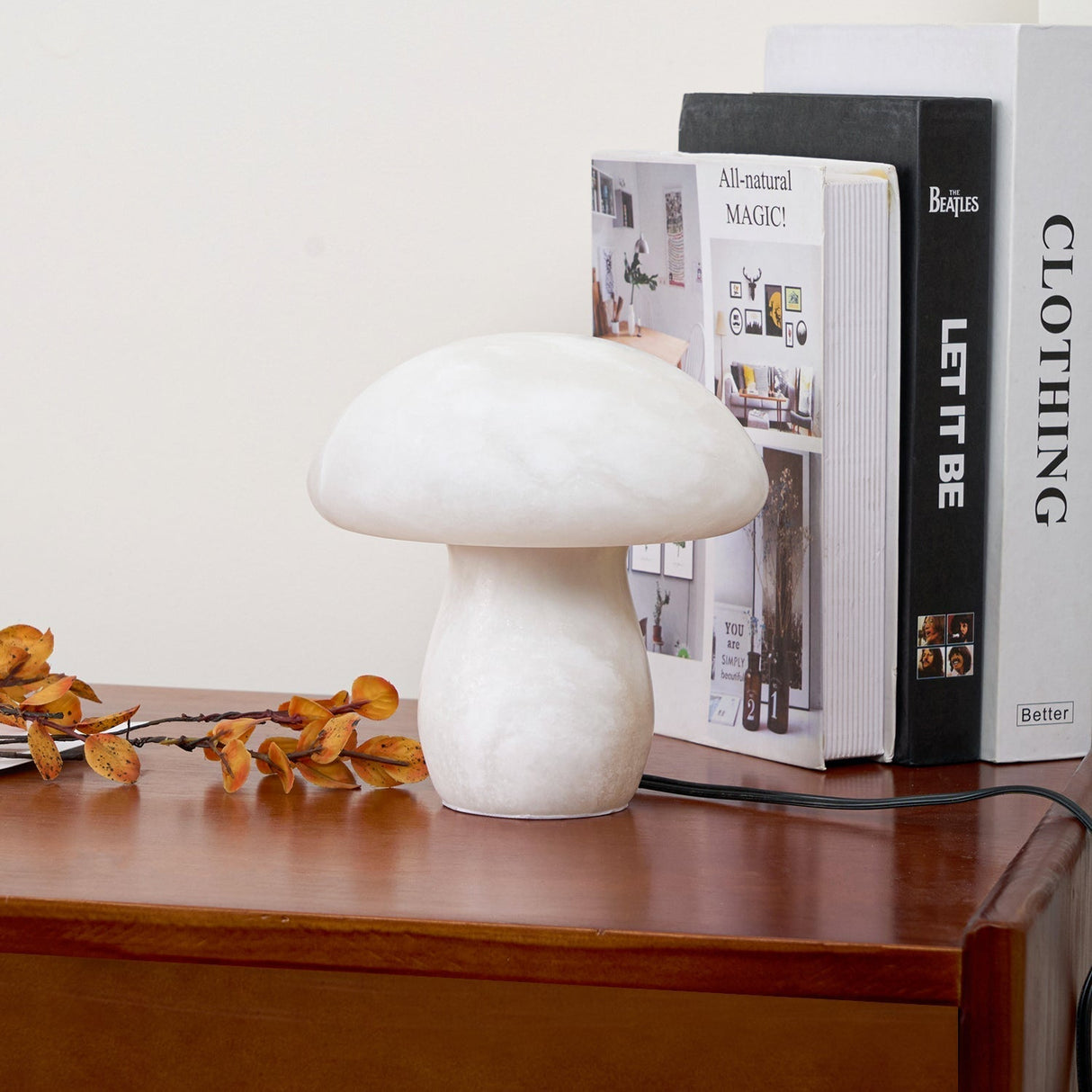 Mushroom Table Lamp  White Alabaster Design - Product detail 11