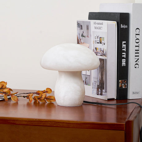 Mushroom Table Lamp  White Alabaster Design - Product detail 11