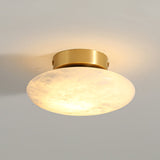 Alabaster Ceiling Light  Oval Natural Stone Fixture - Product detail 8