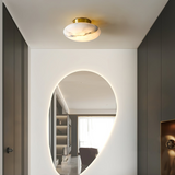 Alabaster Ceiling Light  Oval Natural Stone Fixture - Product detail 4