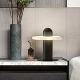 Modern Alabaster Table Lamp  Dual Ring Design - Product detail 8