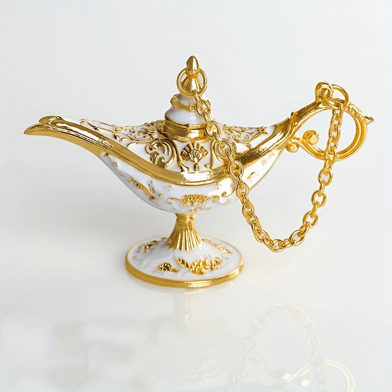 Moroccan Decorative Oil Lamp  Vintage Metal Filigree Design - Product detail 9