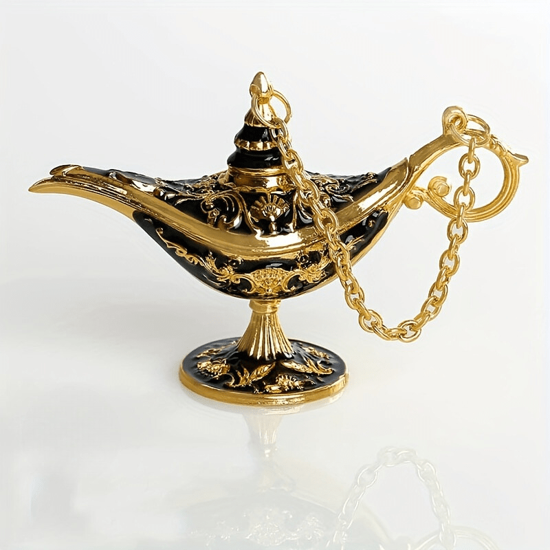 Moroccan Decorative Oil Lamp  Vintage Metal Filigree Design - Product detail 7