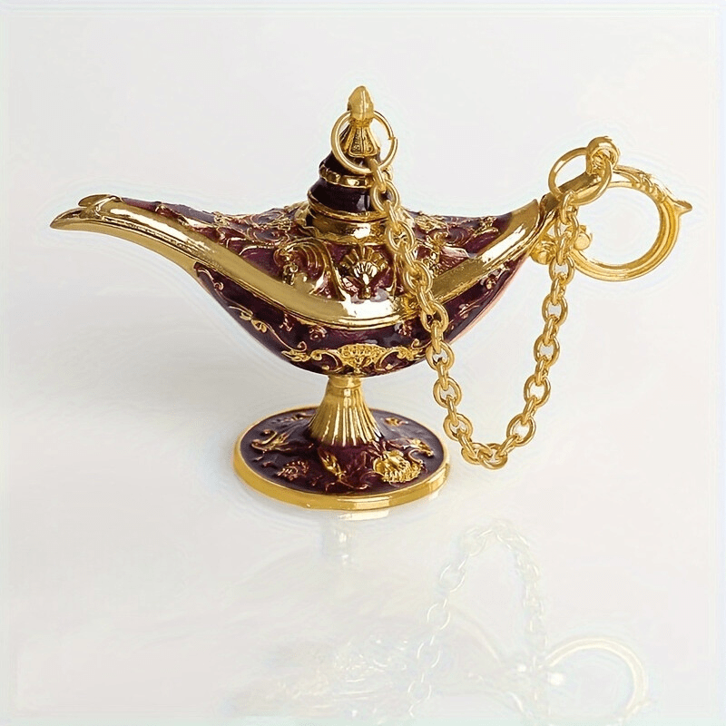 Moroccan Decorative Oil Lamp  Vintage Metal Filigree Design - Product detail 12