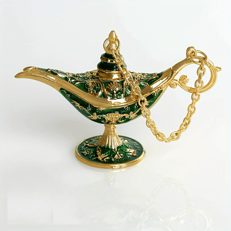 Moroccan Decorative Oil Lamp  Vintage Metal Filigree Design - Product detail 11