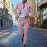 Linen Slim Fit Suit  Premium Two-Piece Summer Formal Wear - Product detail 11