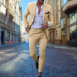 Linen Slim Fit Suit  Premium Two-Piece Summer Formal Wear - Product detail 7