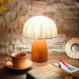 Minimalist Table Lamp  Paper Shade Wood Base Design - Product detail 14