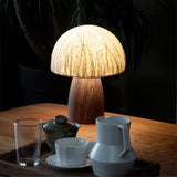 Minimalist Table Lamp  Paper Shade Wood Base Design - Product detail 18