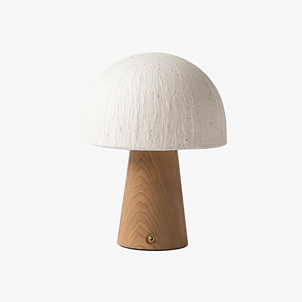 Minimalist Table Lamp  Paper Shade Wood Base Design - Product detail 25