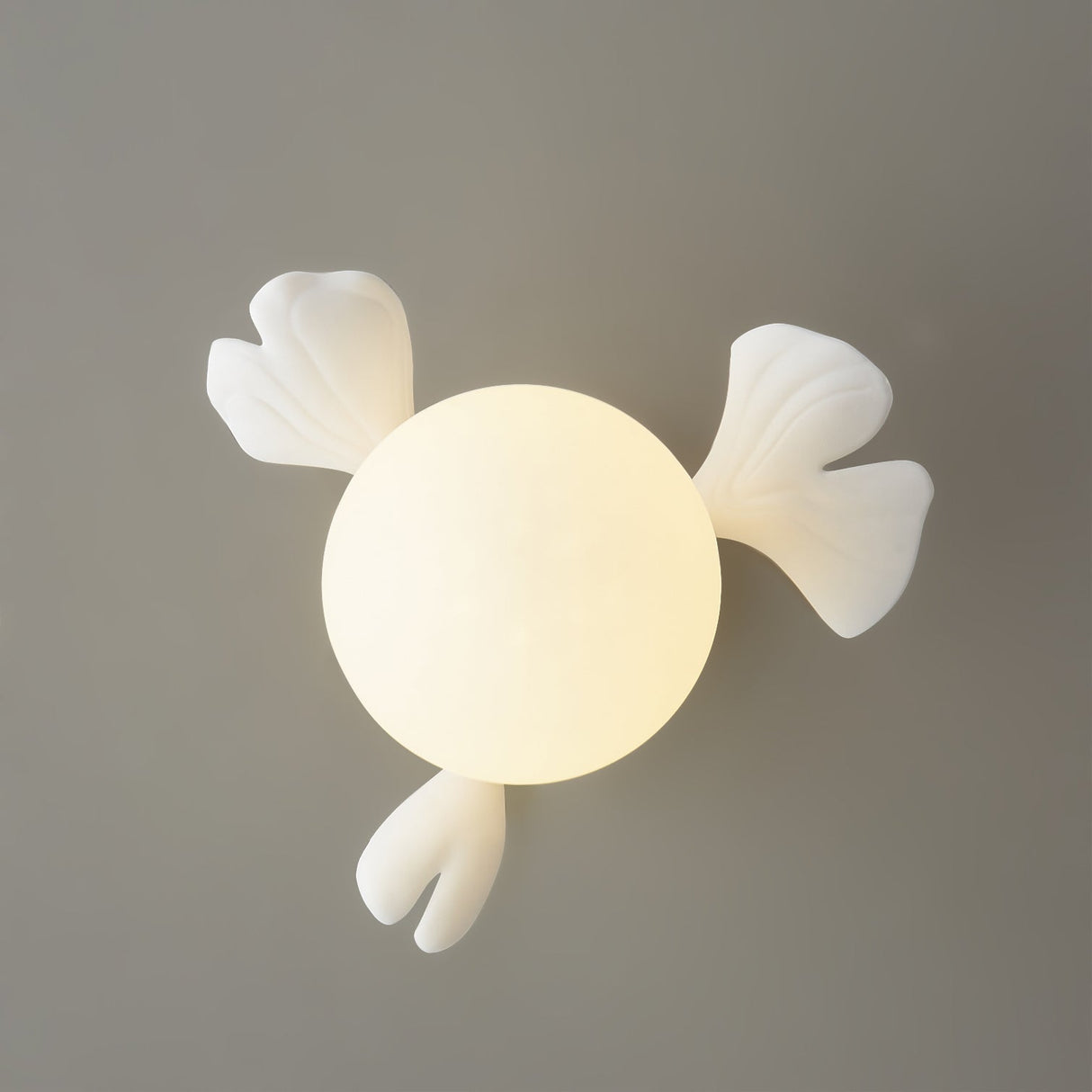 Botanical Ceiling Light  Ginkgo Leaf Glass Globe Design - Product detail 5