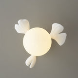 Botanical Ceiling Light  Ginkgo Leaf Glass Globe Design - Product detail 5