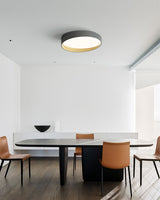 Modern LED Ceiling Light  Grey Metal Wood Accent - Product detail 20