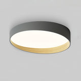 Modern LED Ceiling Light  Grey Metal Wood Accent - Product detail 28