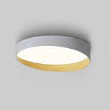 Modern LED Ceiling Light  Grey Metal Wood Accent - Product detail 27